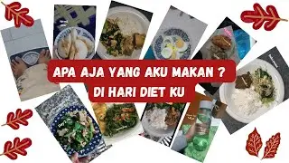 Menu makanan ketika aku diet turun berat badan #youtube 