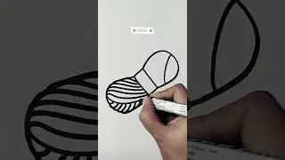 How To Draw Wool Yarn #howtodraw #kidsdrawing #shorts @theartandcraftroom