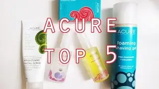 Acure Organics Top 5 Favorite Products // Vegan, Cruelty Free, Non Toxic Skin, Hair, and Body Care!