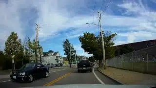Driving through Barrington and Warren, Rhode Island