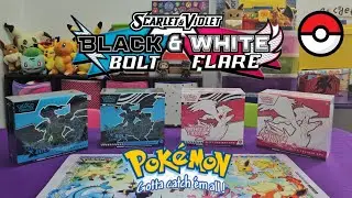 Black Bolt & White Flare. Pokemon Center vs. Regular version.