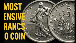 Most Expensive 5 Francs 1970 Coin | Rare French Coin Worth Over $1000!