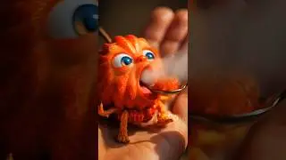 Surinam Cherry Baby Fruitling | Cute Macro Spoon Bite #shorts
