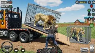 animal cargo truck driving game 3d | animal transport truck game