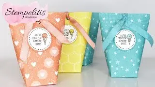 Box in a Bag, verschlossene Version. Einfach erkl&auml;rt von Stempelitis mit Produkten von Stampin' Up!