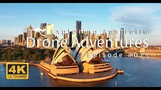 Drone Australia Gliding Ep025: Sydney Views | Opera House, Harbour Bridge & Hyde Park | DJI Mavic 4K