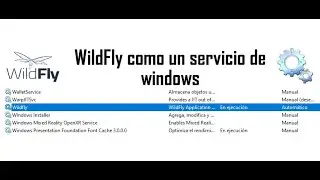 Install WildFly as a service in Windows