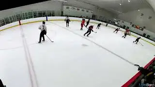 Dirty hit leads to HUGE hit by his teammate ~ Beer League Hockey Hit/Fights/Scrums