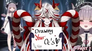 Drawing more of your cute VTuber Designs ❤️ - GradNC x Mina