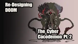 Re-Designing DOOM: The Cyber Cacodemon Pt 2 #doom #art #doomthedarkages #conceptart #design #artist