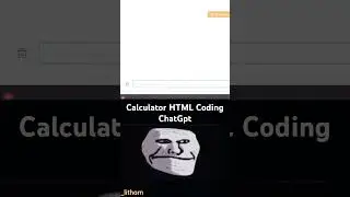 Coding html calculator using Ai tools Chat Gpt #tech #ai #chatgpt #html #hacker