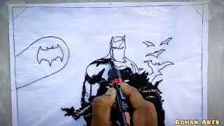 How To Draw Batman | Justice League - Easy Tutorial