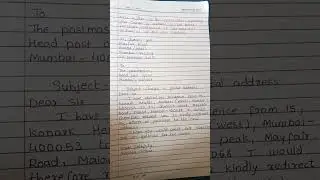 write a letter to the postmaster, informing your change of address
