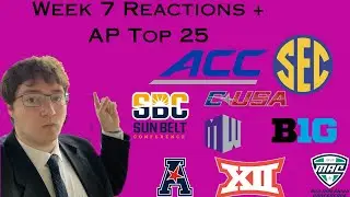 Week 7 + AP Top 25 Reactions: Zeke-ollege Football Episode 23