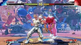 SF5 Guile 4 Flash Kicks In 1 Combo