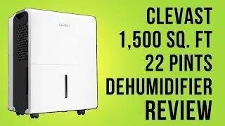 CLEVAST 1,500 Sq. Ft Energy Star 22 Pints Dehumidifier