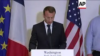 Macron Honors WWII Veterans at French Embassy