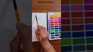 Keep Smiling Water Colours Set -36 Colour#shorts #youtubeshorts #watercolours #unboxing #review