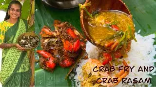 Andhra Style Live Crab Fry & Spicy Crab Rasam | Ultimate South Indian Seafood Feast