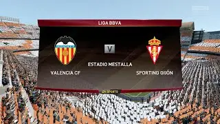 FIFA 16 - Valencia CF vs. Sporting Gij&oacute;n @ Estadio Mestalla