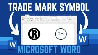 How To Insert Registered Trade Mark Symbol In Word Document