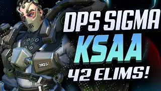 KSAA RANK 1 SIGMA GOD - 42 ELIMS! [ OVERWATCH SEASON 23 TOP 500 ]