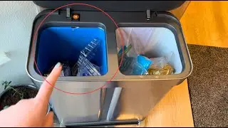 simplehuman 15.3 Hands Free Trash Can Review