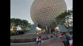 Oculus Go Wander App Traveling to Disney's Epcot Park