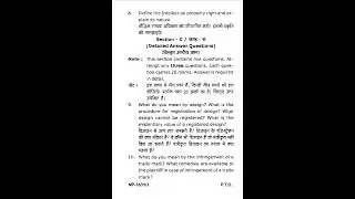 Intellectual Property Laws B.A.LL.B. Semester-8th #laws