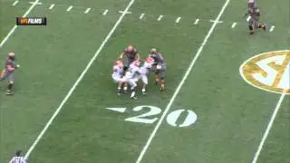 Jalen Hurd Big Hit - Tennessee vs. Georgia (10.10.15)