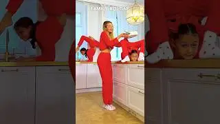 Helping Mom in the Kitchen&hellip; Gymnast Style!🤸&zwj;♀️🙄