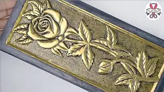 Cardboard Wall hanging  || Wall hanging Making with Clay || Home Decor