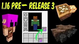 1.16 Pre-Release 3 Minecraft  Review | Fixed Pigman XP Farms, F Key Switching, More Compost!