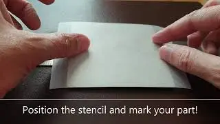 Chem etch mark with thermal etching roll