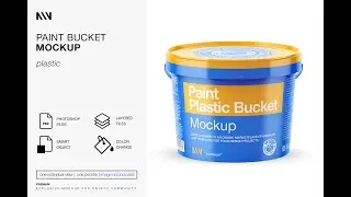 Paint Bucket Mockup 4