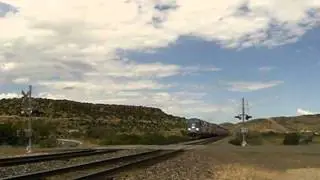 Amtrak #4 at McCartys, New Mexico 11Aug11