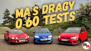 WE SETUP THE DRAGY IN 3 OF OUR CARS! 0-60 TEST