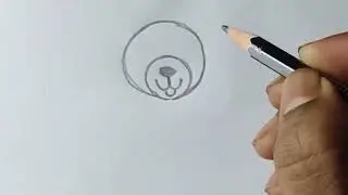 How to Draw a Simple Teddy Bear 🧸 #art #drawing #manojdrawing