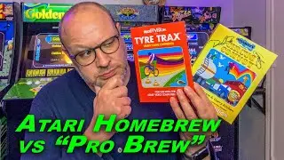 Atari 2600 HOMEBREW vs. PROBREW - What's the Difference with Circus Convoy from Audacity Games?