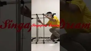 Double Pole Rack Clothes Hanger