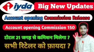 Iyda payment Big New Updates / IYDA PAYMENT Account Opening Commission Release Kaise Kare ?