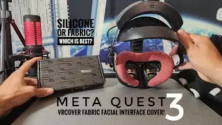 &bull;Meta Quest 3 | VRCover Fabric Facial Interface Cover Install With Facial Interface Removal/Install!