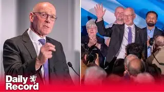 John Swinney asks SNP members to be respectful as BBC journalist heckled at election campaign launch