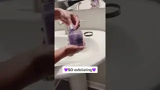 The best body scrub for soft, smooth skin 💜 #bodyscrub #softskin #selfcare #lavender #exfoliating