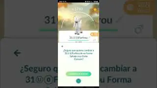 Furfrou corte coraz&oacute;n// pokemon Go