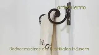 Badaccessoires der rustikalen H&auml;usern rustikalen Stil