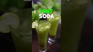 Pudina Soda 🍃 | #shorts #youtubeshorts #recipe #drink #summer #food #trending #youtube