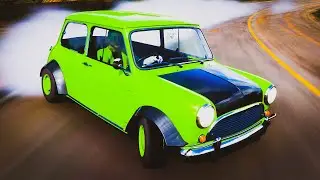 Forza Horizon 5 - DRIFTING WITHE MR.BEAN CAR MINI COOPER S - Review - UPGRADES - TUNING !!