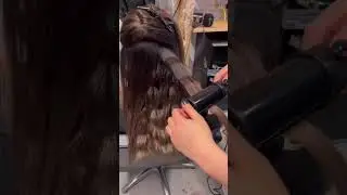 Deep Waver Hair Transformation | NuMe Pentacle 2-in-1 Curling Wand And Deep Waver #shorts