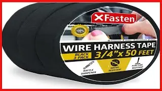 High Temp Wire Harness Automotive Cloth Tape Durable, Sound Dampening, and Easy to Use